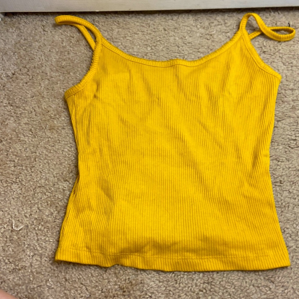 Wild fable MEDIUM MUSTARD YELLOW TANK TOP